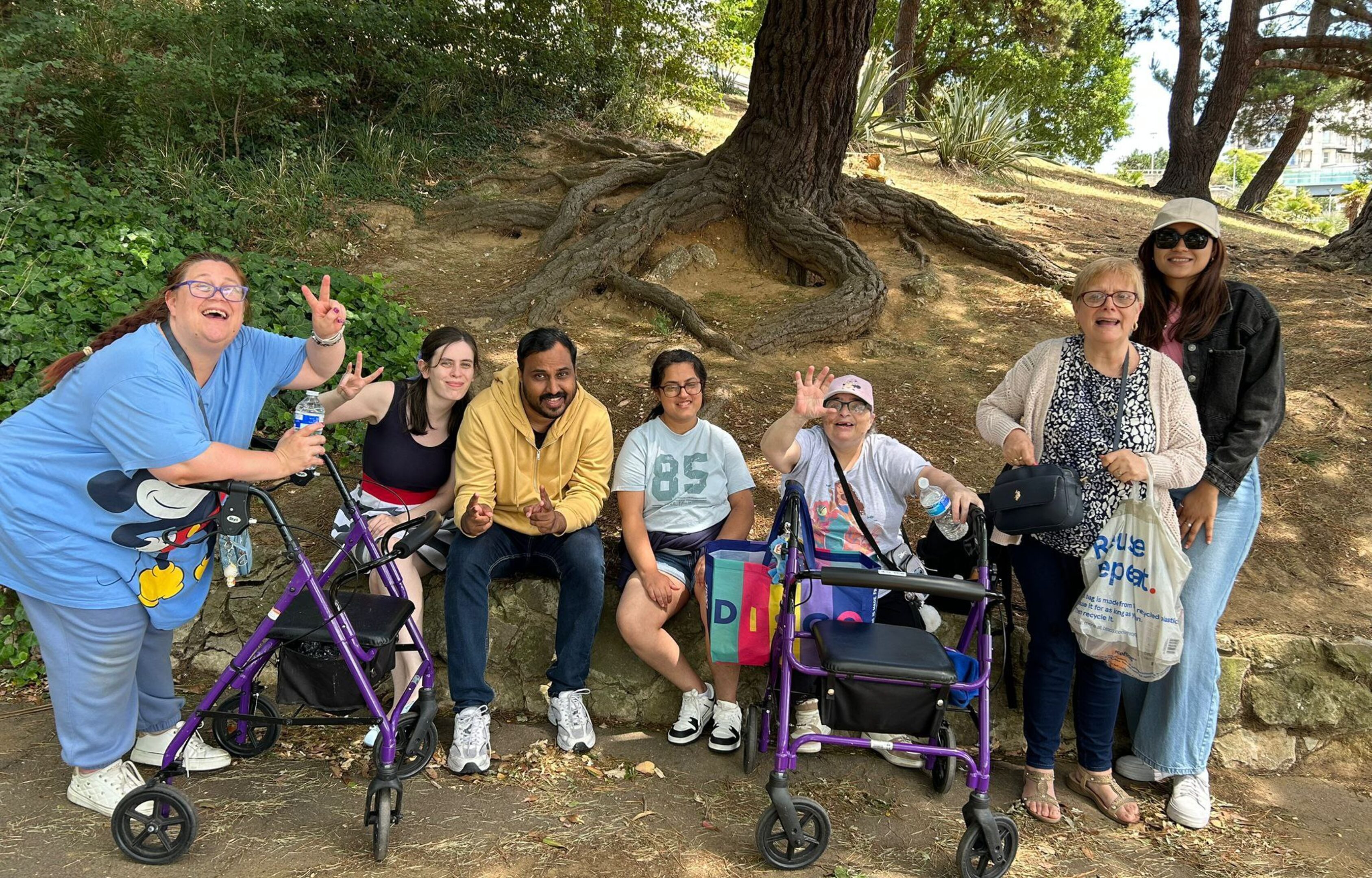 Garland Lodge Service Users and Staff